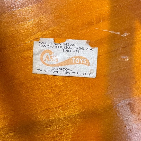 Vintage Doll High Chair Made in England Wooden - Picture 6 of 6